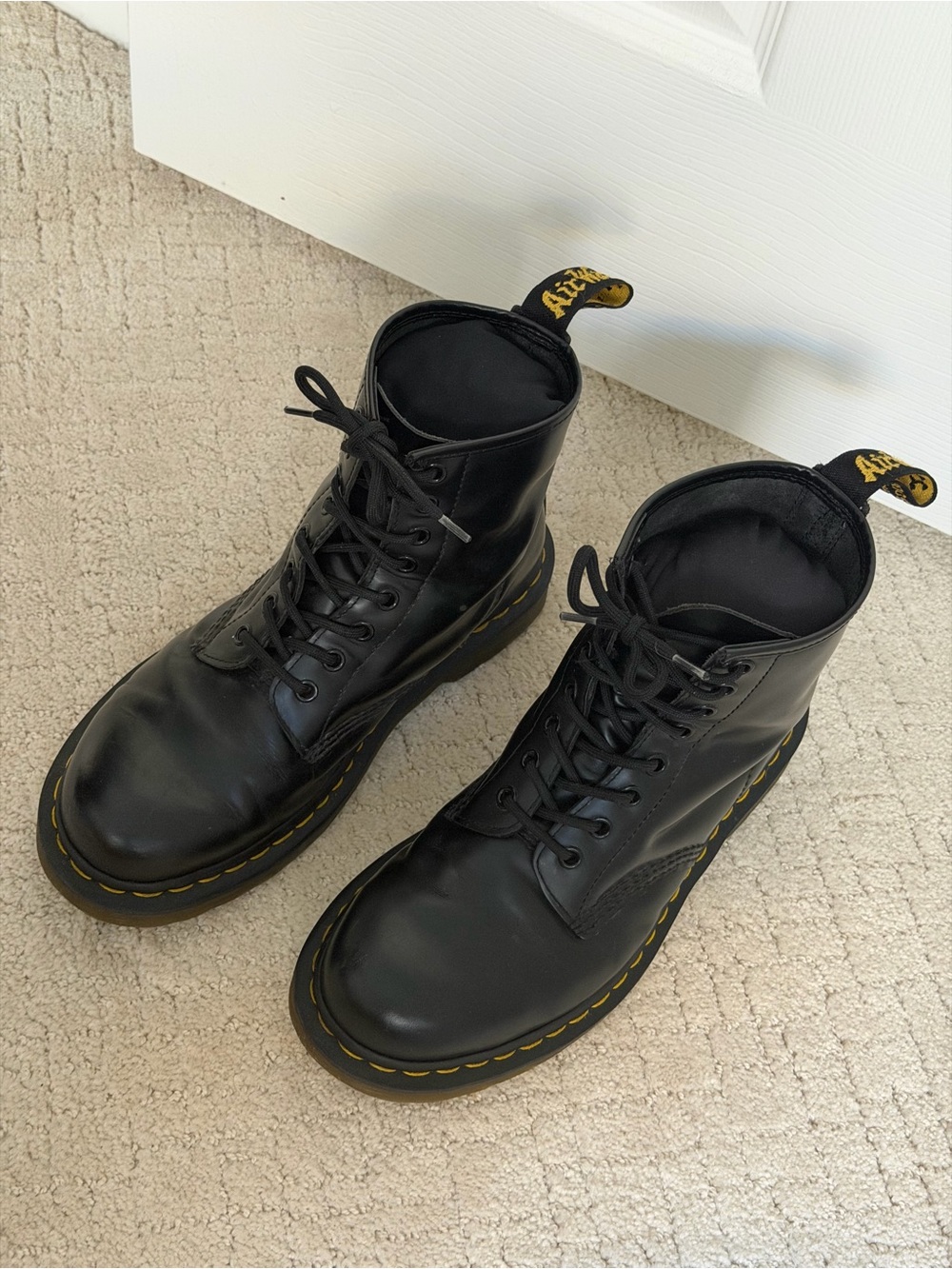Dr. Martens 1460 Smooth Leather Lace Up Boots - Picture 10 of 15
